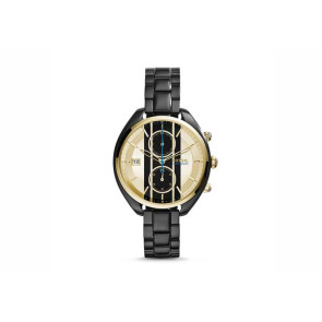 Watch strap Fossil CH2988 Stainless steel Black 14mm